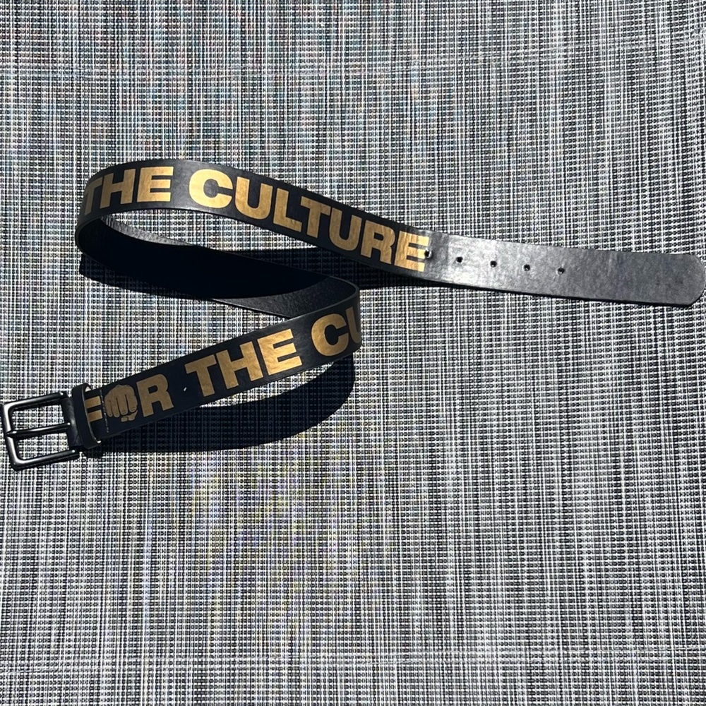Men's For The Culture Black Belt Size Small Great Condition